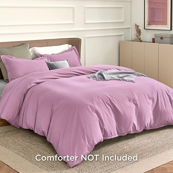 New Full or Queen Duvet Covers  - Soft Brushed Microfiber 3 Pieces with Zipper C - Picture 10 of 16